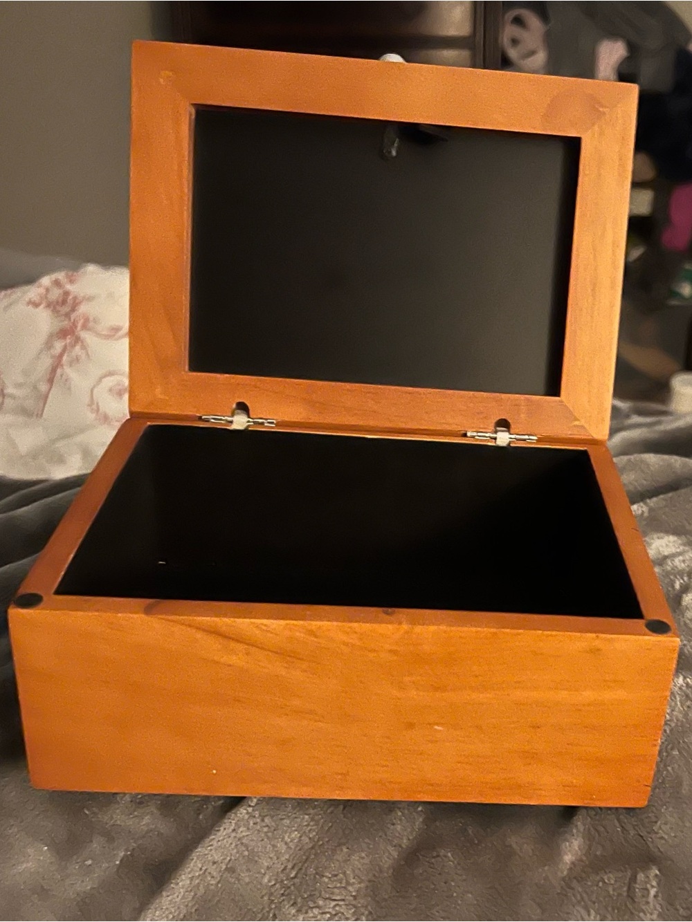 Hallmark Keepsake  Storage Box with photo Frame Top